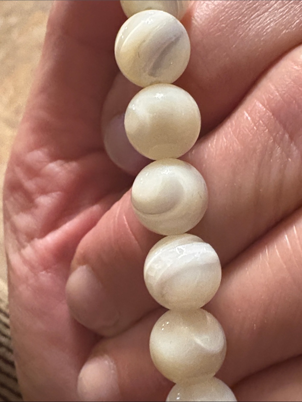 Vintage White Jade Rose Bracelet- Women Jewelry - Picture 3 of 10
